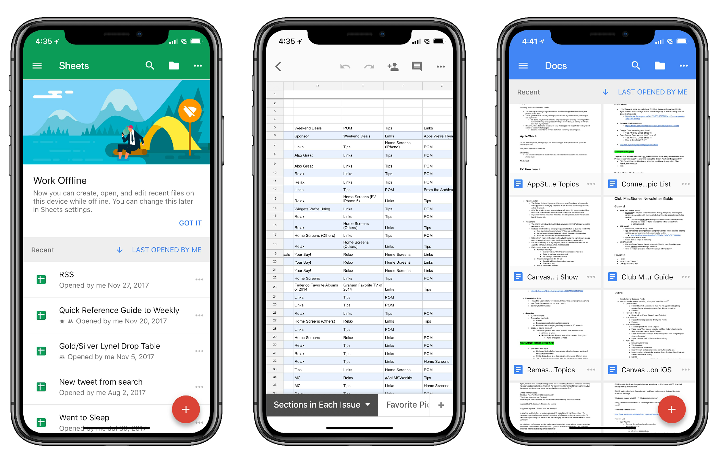 Google updates Google Docs, Slides to fit into iPhone X ...
